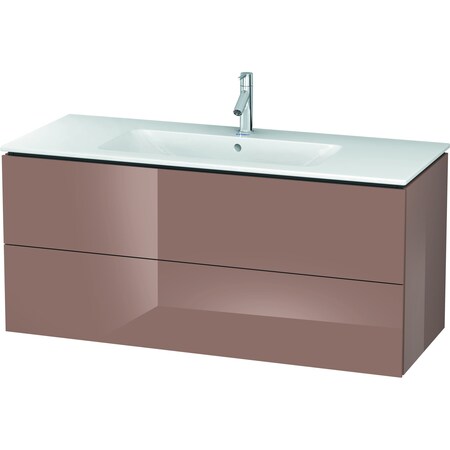 Duravit L-Cube Vanity Unit F. Me 2 Drawers 550X1220X481mm Cappuccino Hgl LC624308686